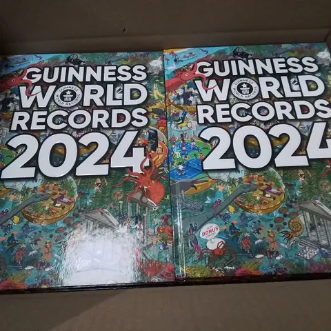 LOT OF APPROXIMATELY 32 GUINNESS WORLD RECORDS 2024 ANNUALS 