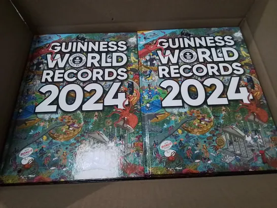 LOT OF APPROXIMATELY 32 GUINNESS WORLD RECORDS 2024 ANNUALS 