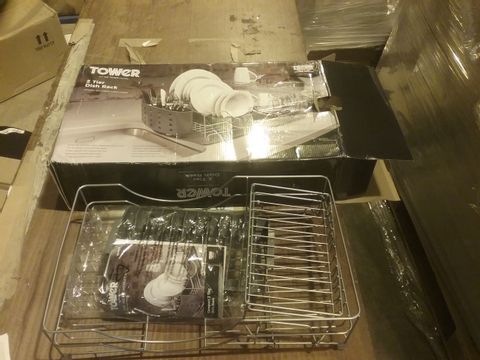 BOXED TOWER 2 TIER DISH RACK 