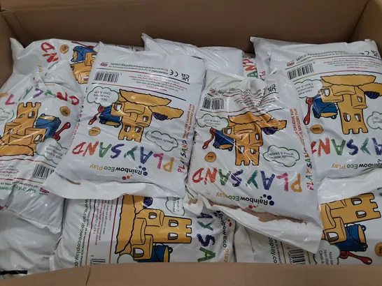 PALLET OF 15KG BAGS OF RAINBOW ECO PLAY SAND