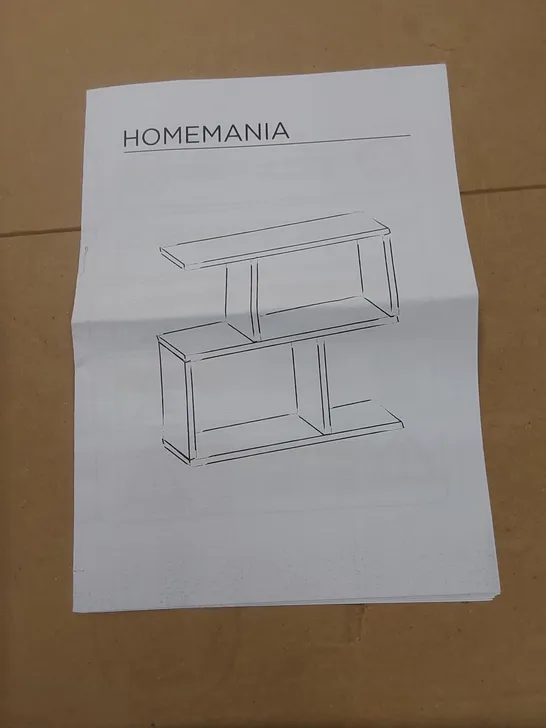 BOXED HOMEMANIA COFFEE TABLE - SAPPHIRE OAK (1 BOX)