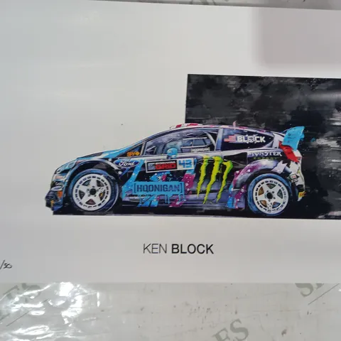 LIMITED EDITION KEN BLOCK ART PRINT (44/50)