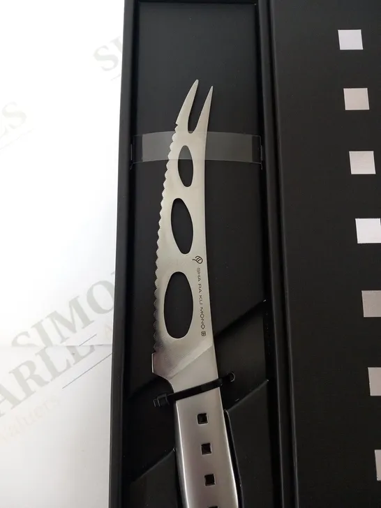 BRAND NEW BOXED SHA RA KU MONO MOLYBDENUM VANADIUM STEEL FJ-09 15CM CHEESE KNIFE