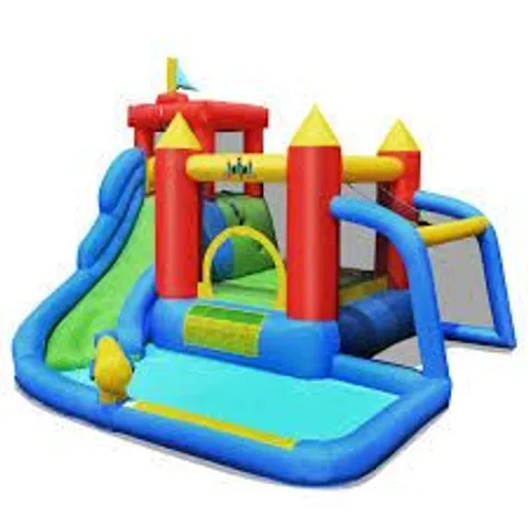 BOXED COSTWAY INFLATABLE BOUNCER WATER SLIDE BOUNCE HOUSE SPLASH POOL WITHOUT BLOWER