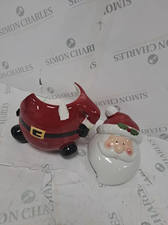 SANTA COOKIE JAR 