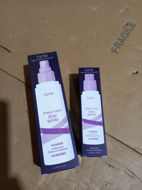 TARTE SHAPE TAPE STAY SETTING SPRAYDUO 120ml/30ml BOTTLES