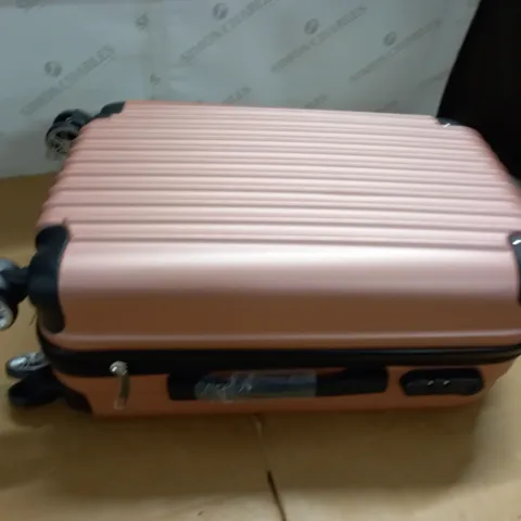 PINK HARD SHELLED LUGGAGE CASE 