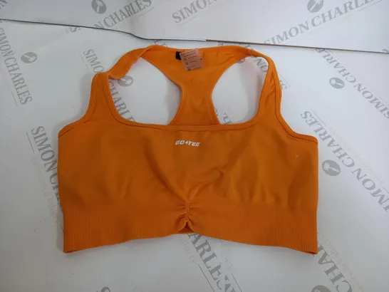 BO+TEE ORANGE SPORTS BRA - S