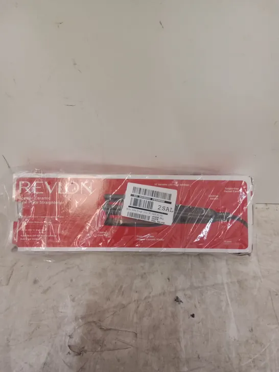 BOXED REVLON COPPER CERAMIC DUAL PLATE STRAIGHTENER 