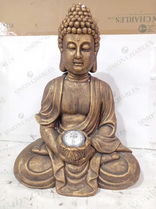 OUTLET MY GARDEN STORIES SOLAR BUDDHA STATUE