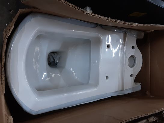 WHITE CERAMIC TOILET PAN