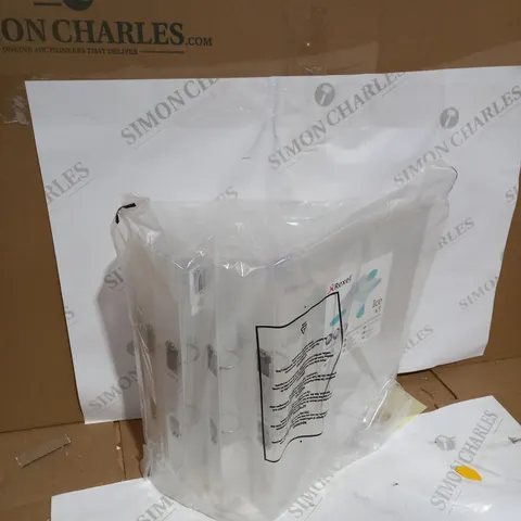 REXEL A4 CLEAR ICE 2 RING BINDERS