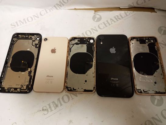 LOT OF 5 IPHONE CASING/BODIES