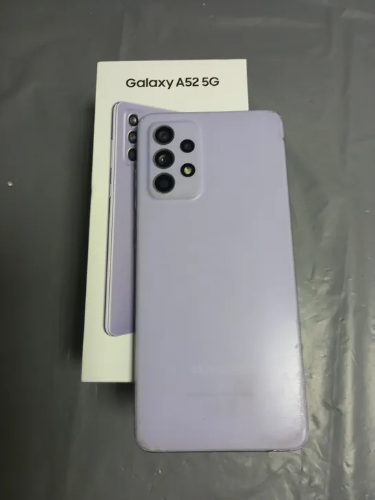 BOXED SAMSUNG GALAXY A52 5G IN LILAC