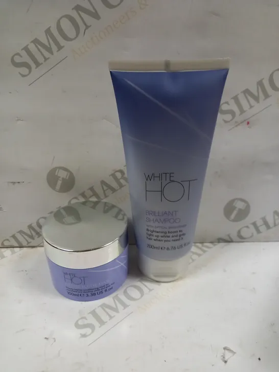 WHITE HOT HAIR COLLECTION TO INCLUDE BRILLIANT SHAMPOO & INTENSE LUSTURE MASK