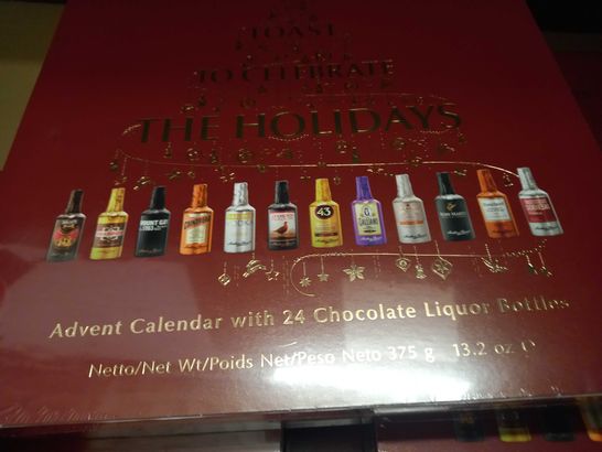 LOT OF 5 SEALED ANTHON BERG ADVENT CALENDERS WITH 24 LIQUOR BOTTLES