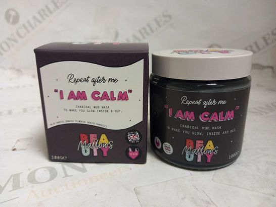 MALLOWS BEAUTY I AM CALM CHARCOAL MUD MASK 100G