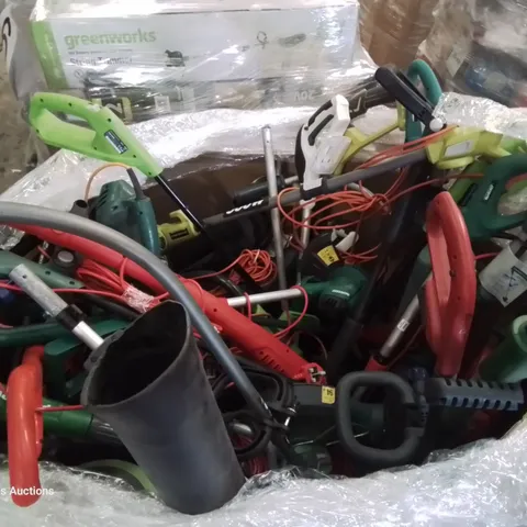 PALLET OF ASSORTED GARDEN STRIMMERS, HEDGE CUTTERS & BLOWERS