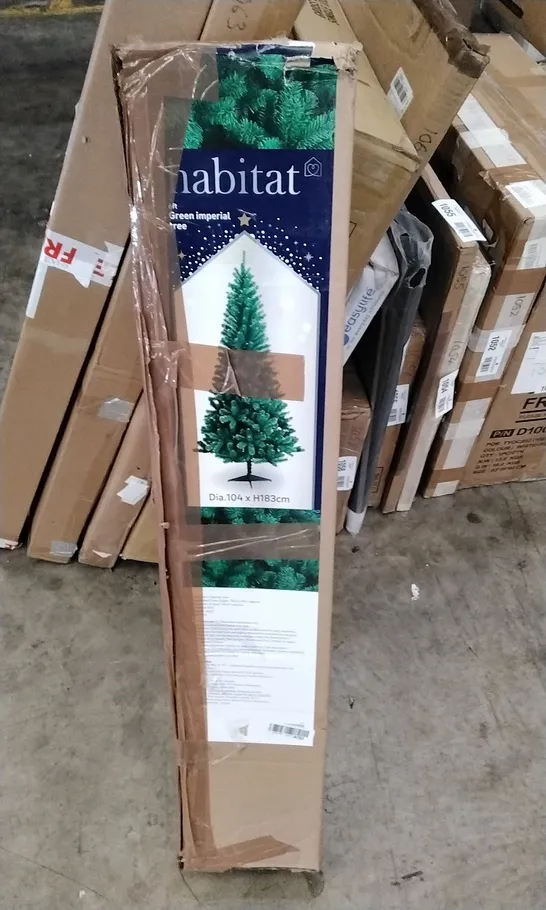 BOXED HABITAT 6FT GREEN IMPERIAL ARTIFICIAL TREE