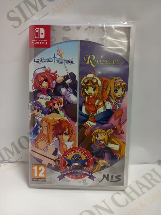 SEALED NINTENDO SWITCH RHAPSODY AND LA PUCELLE RAGNAROK GAMES