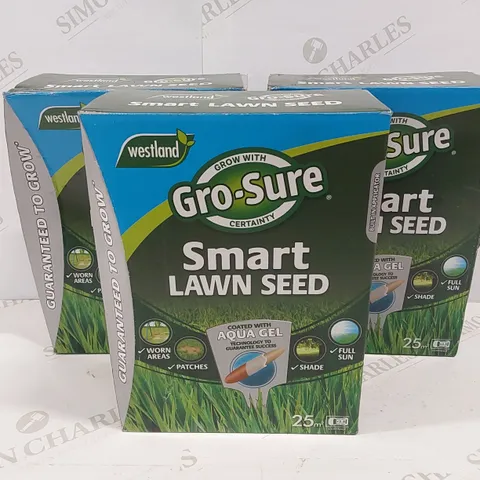 3 BRAND NEW BOXES OF WESTLAND SMART LAWN SEED