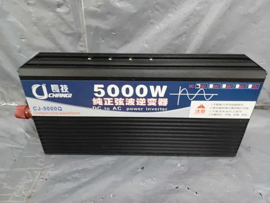 CHANGI CJ-5000Q OUTPUT SINE WAVEFORM