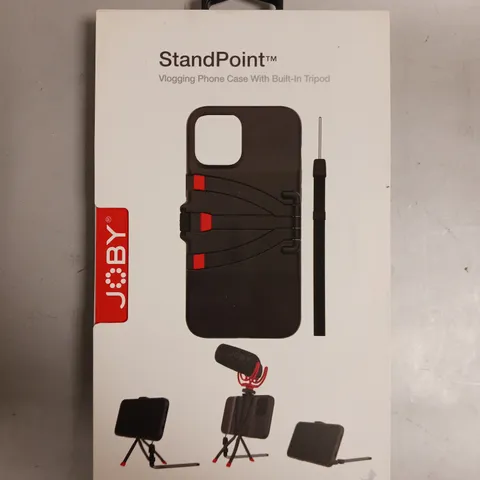 4 X BOXED JOBY STANDPOINT VLOGGING PHONE CASES WITH BUILT IN TRIPOD FOR IPHONE 12 PRO MAX 