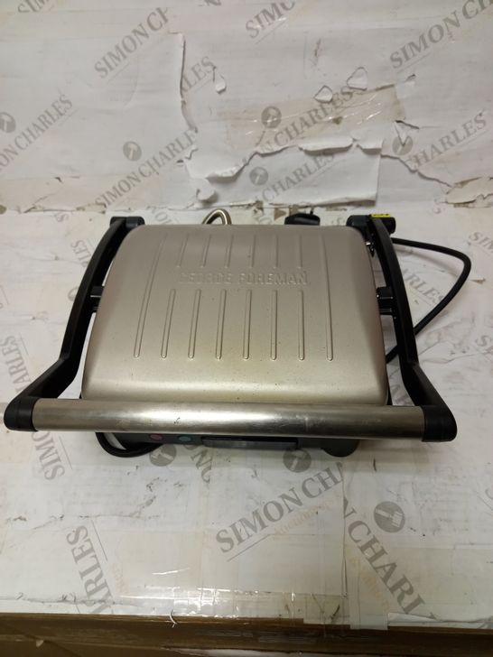 GEORGE FOREMAN FLEXE ELECTRIC GRILL