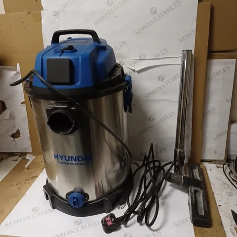 HYUNDAI WET AND DRY VACUUM CLEANER 30L 1400W INDUSTRIAL VACUUM CLEANER