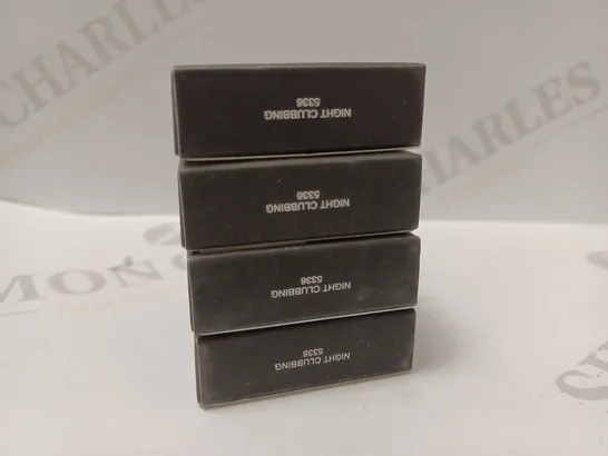 LOT OF 4 NARS HARDWIRED POWDER EYESHADOWS - #NIGHT CLUBBING 