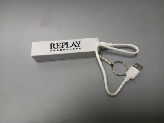 APPROXIMATELY 7 REPLAY FRGRANCES CUSTOM POWERBANKS