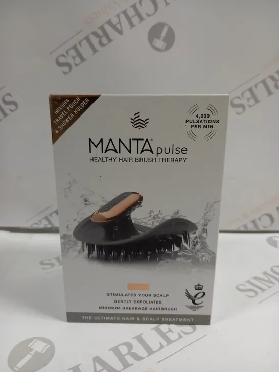 BOXED MANTA HAIR PULSE HEALTHY HAIRBRUSH