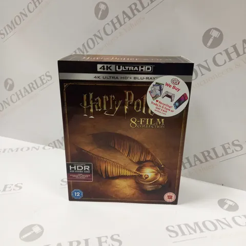 BOXED HARRY POTTER 8-FILM COLLECTION ULTRA HD + BLU-RAY 