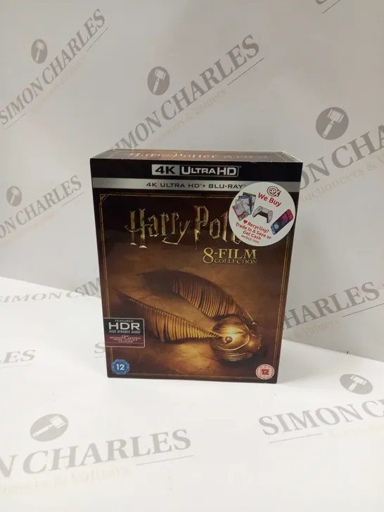 BOXED HARRY POTTER 8-FILM COLLECTION ULTRA HD + BLU-RAY 