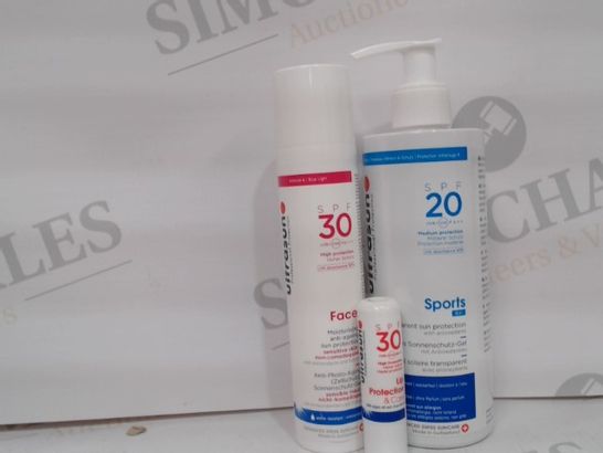  ULTRASUN SPF 20 GLIMMER, FACE AND LIP PROTECTION &  CARE SET