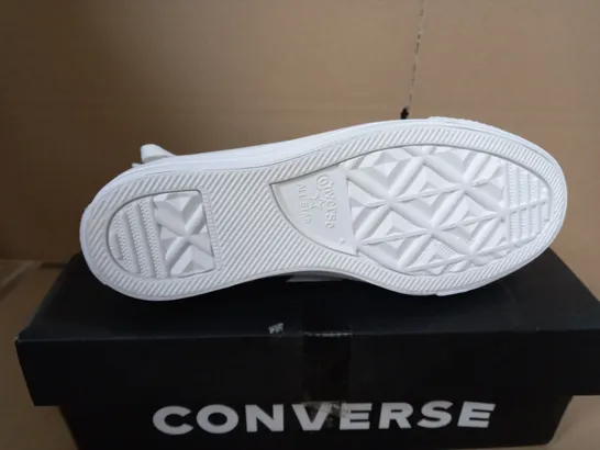 CONVERSE LEATHER OX TRAINERS - WHITE - SIZE 3 