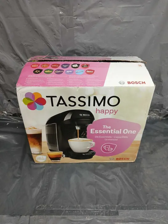 BOXED BOSCH TASSIMO HAPPY POD COFFEE MACHINE  RRP £89