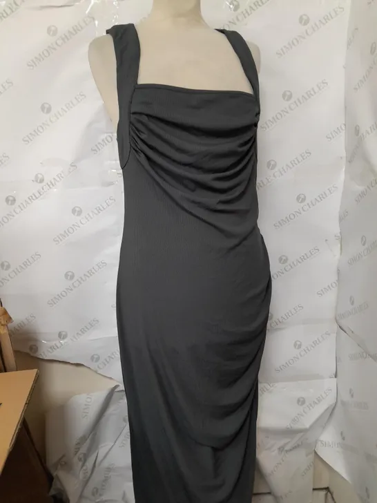 CIDER GREY LONG SLIM DRESS - SIZE X