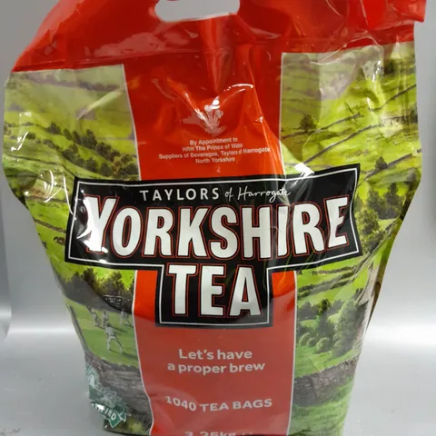 SEALED YORKSHIRE TEA 1040 TEA BAGS 