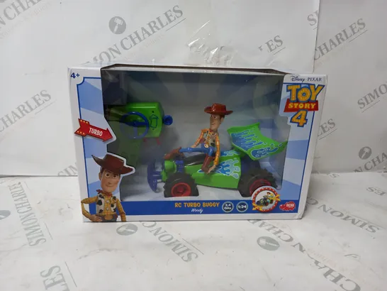 BOXED TOY STORY RC TURBO BUGGY WITH WOODY 