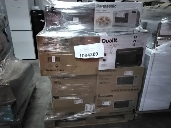 PALLET OF APPROXIMATELY 16 UNPROCESSED RAW RETURN MICROWAVES AND OVENS TO INCLUDE;