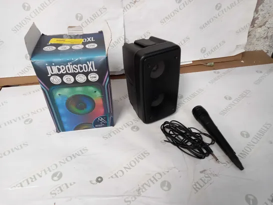 JUICE DISCO XL WIRELESS SPEAKER WITH MICROPHONE