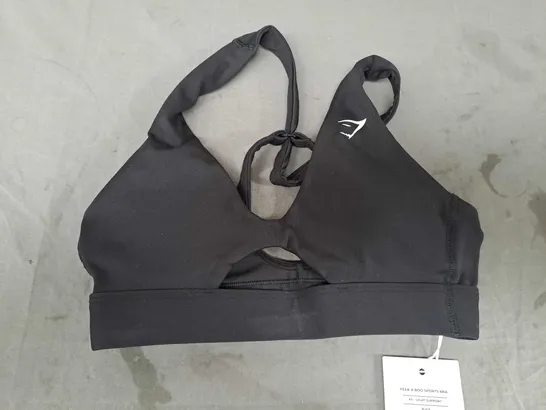 GYMSHARK PEEK A BOO SPORTS BRA SIZE XS