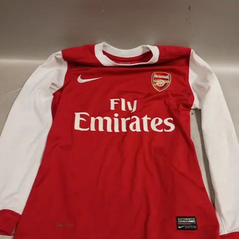 ARSENAL FC CHILDRENS HOME L/S JERSEY - 8-10YRS