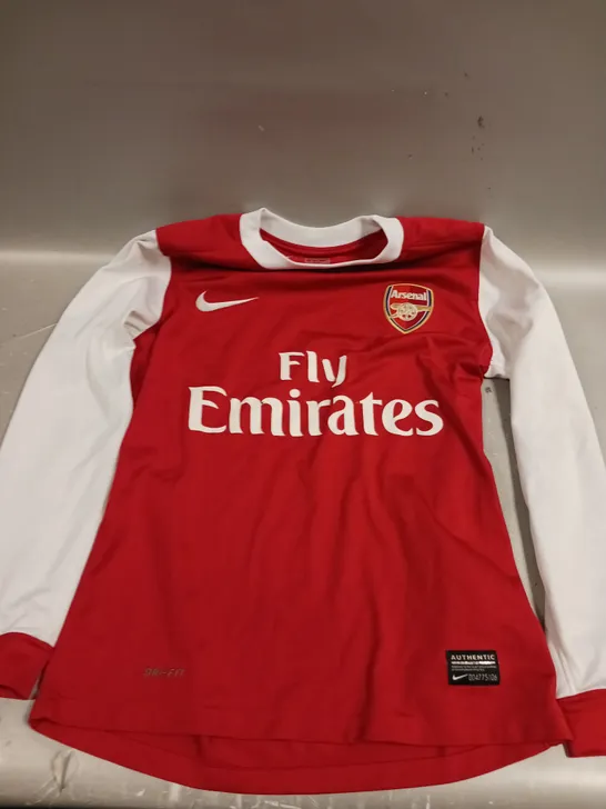 ARSENAL FC CHILDRENS HOME L/S JERSEY - 8-10YRS