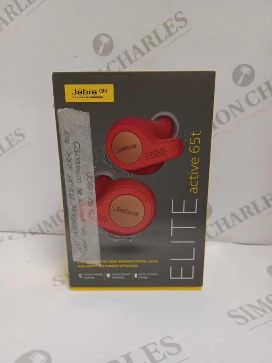 BOXED JABRA ELITE ACTIVE 65T EARBUDS