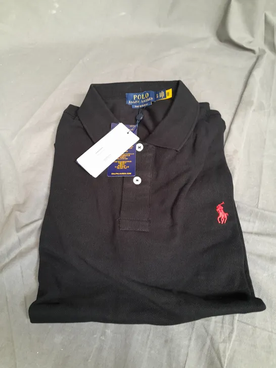 POLO RALPH LAUREN POLO SHIRT IN BLACK - XL