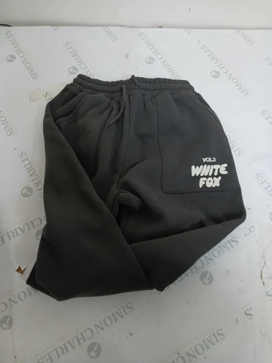 WHITE FOX VOL 3 GREY JOGGING PANTS - XS