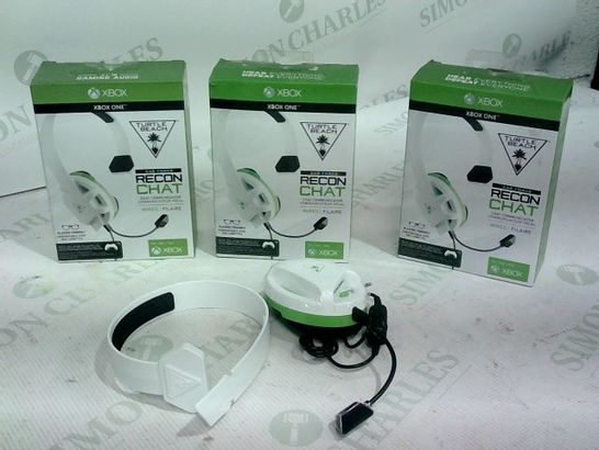 3 X  TURTLE BEACH EAR FORCE RECON CHAT WIRED HEADSET 