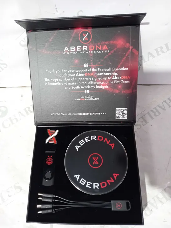 ABER DNA ABERDEEN FOOTBALL CLUB WIRELESS CHARGING PAD